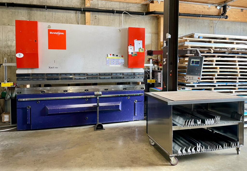 Presse plieuse CNC Bystronic 3 mètres tôlerie Chavornay